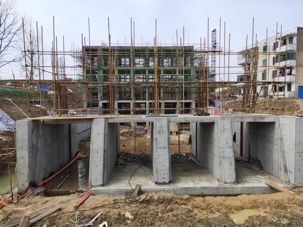 王家湾泵站建设